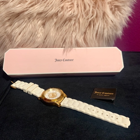Juicy Couture Accessories - Juicy Couture White Silicone Watch